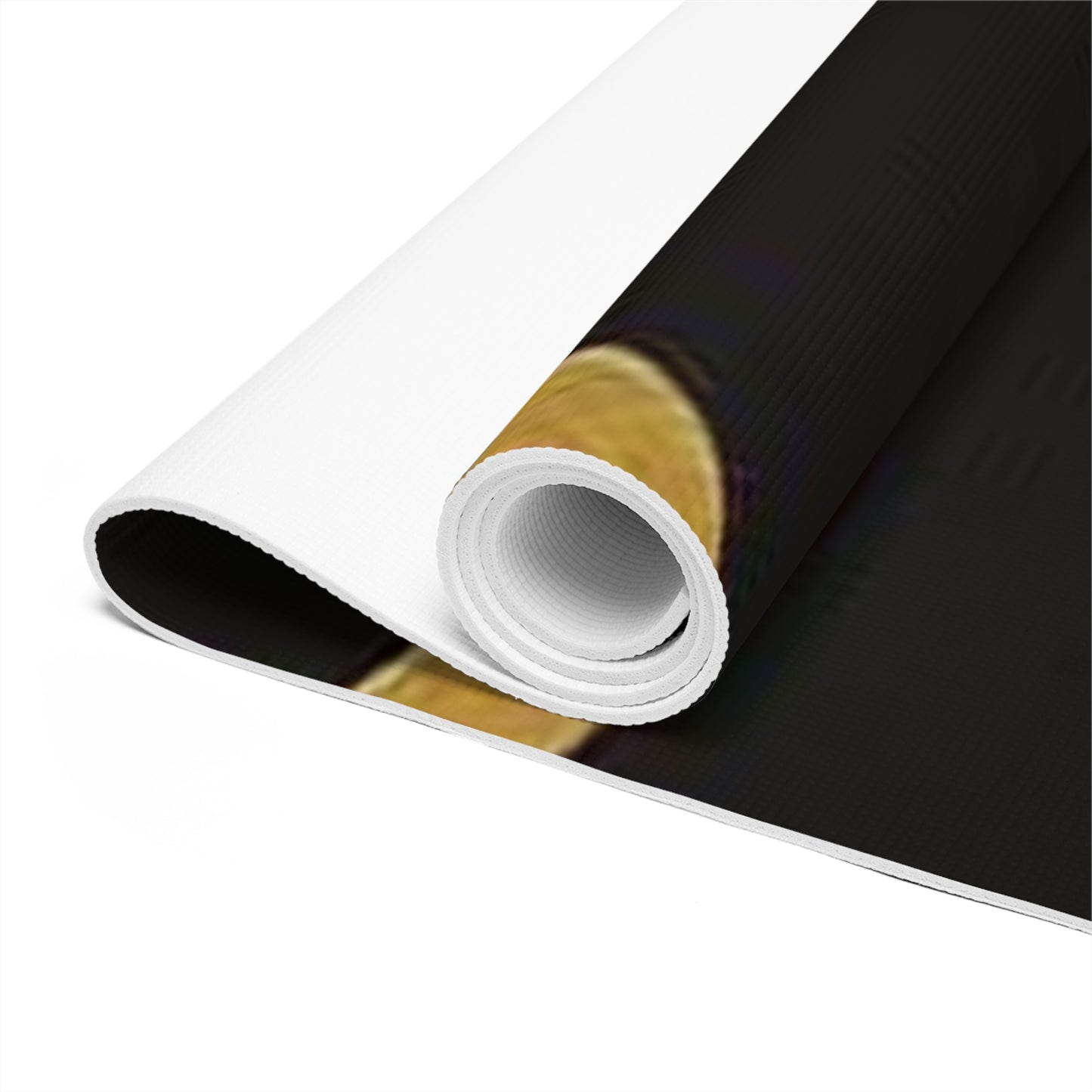 Elegant Yoga Mat with Leaf Design for Mindful Practice, Eco-Friendly, Fitness Gift, Home Gym Decor, Meditation Space