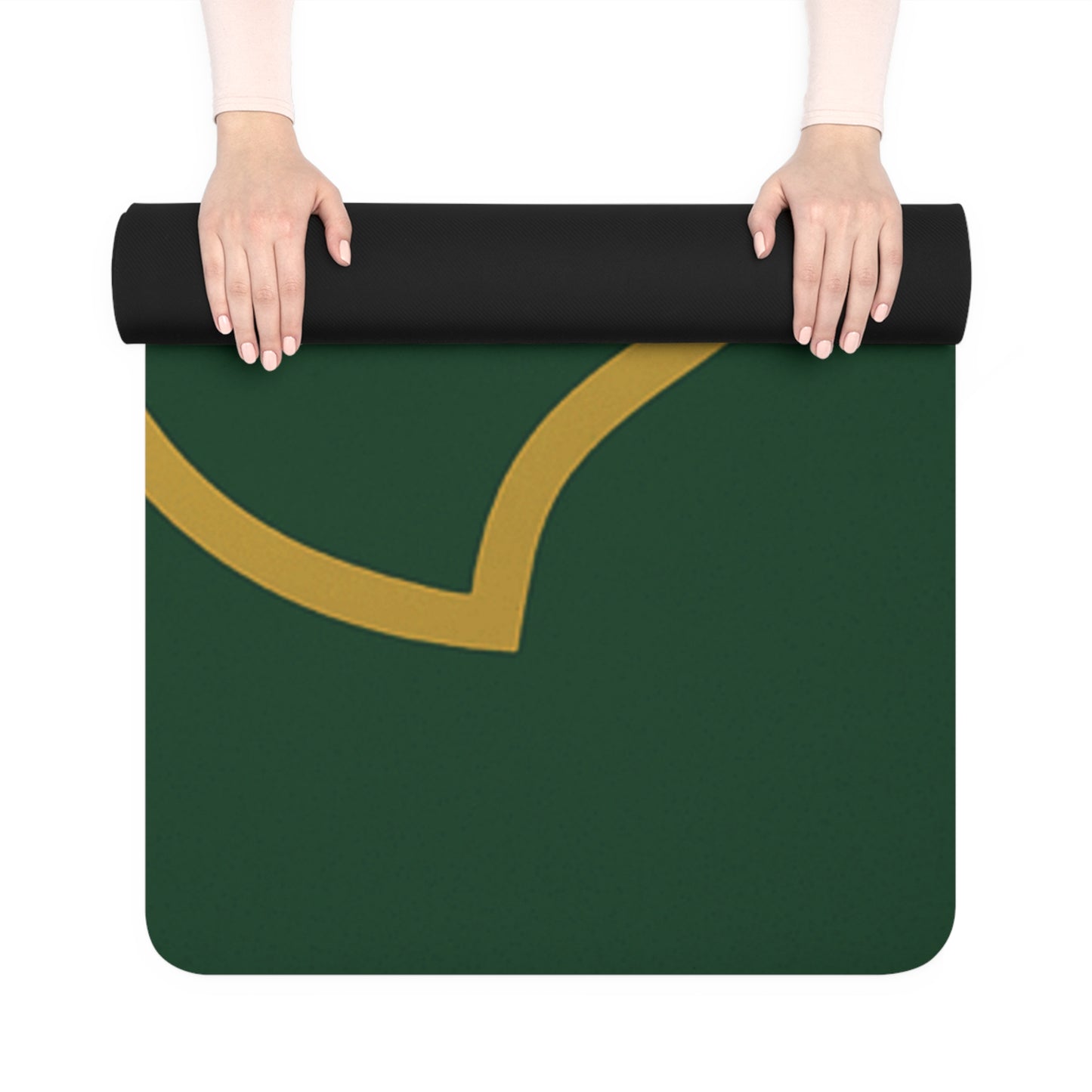Eco-Friendly Rubber Yoga Mat with Nature Design, Ideal for Home Workouts, Meditations, Gifts for Yoga Lovers