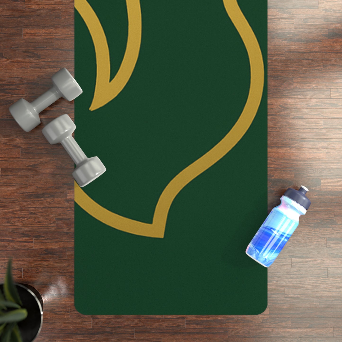 Eco-Friendly Rubber Yoga Mat with Nature Design, Ideal for Home Workouts, Meditations, Gifts for Yoga Lovers