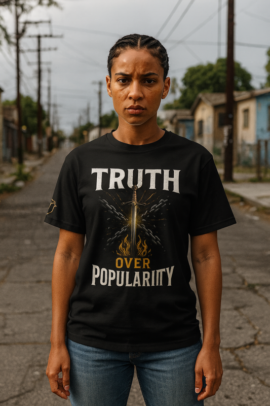Truth Over Popularity  Faith Over Fame Tee