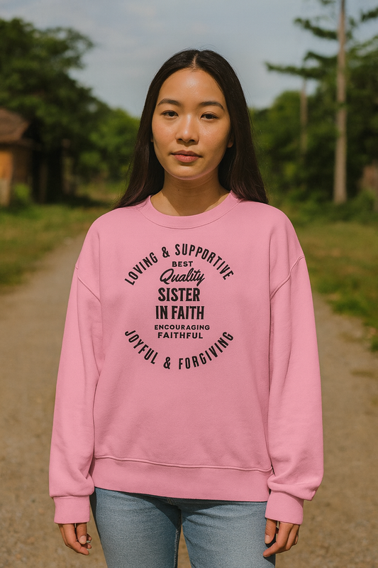 Sister in Faith  Crewneck Sweatshirt