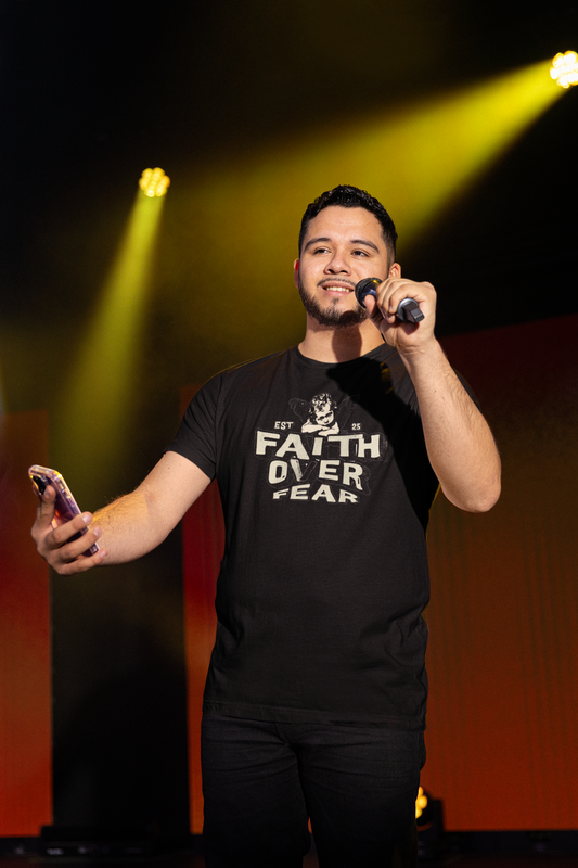 FAITH OVER FEAR Men's Champion T-Shirt